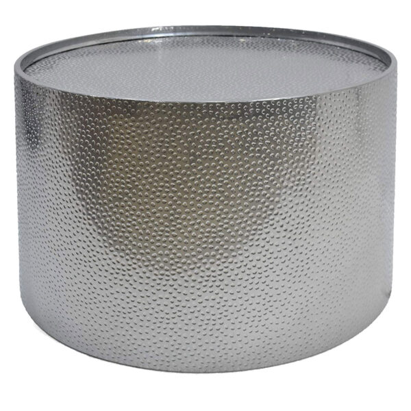 Silver Drum Coffee Table