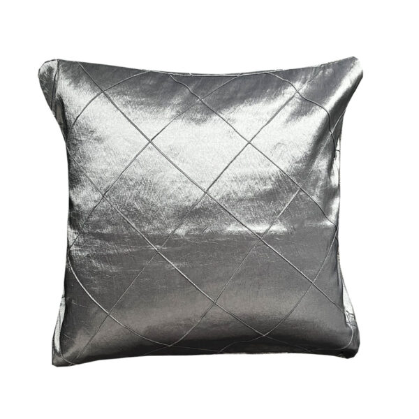 Silver Pintuck Pillow