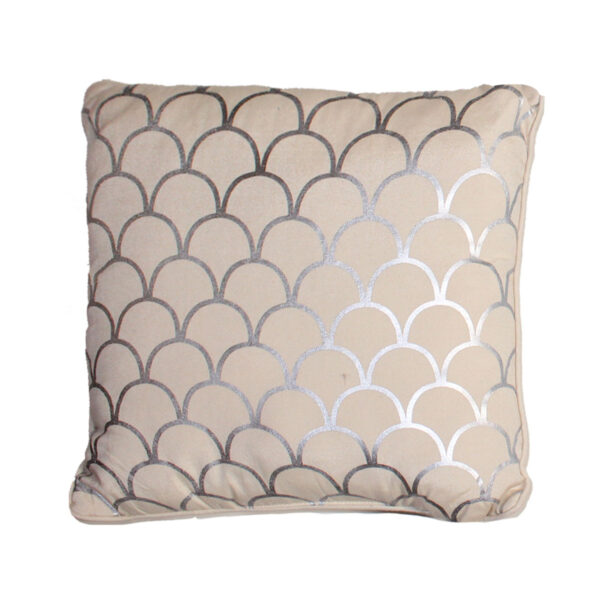 Silver Scallop Pillow