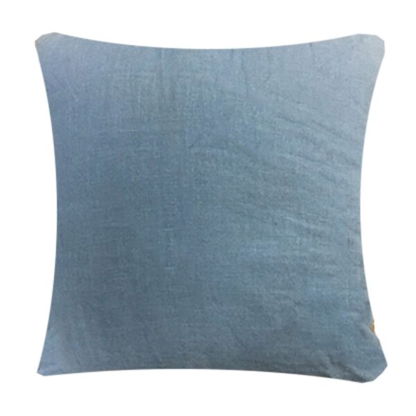 Slate Blue Linen Pillow