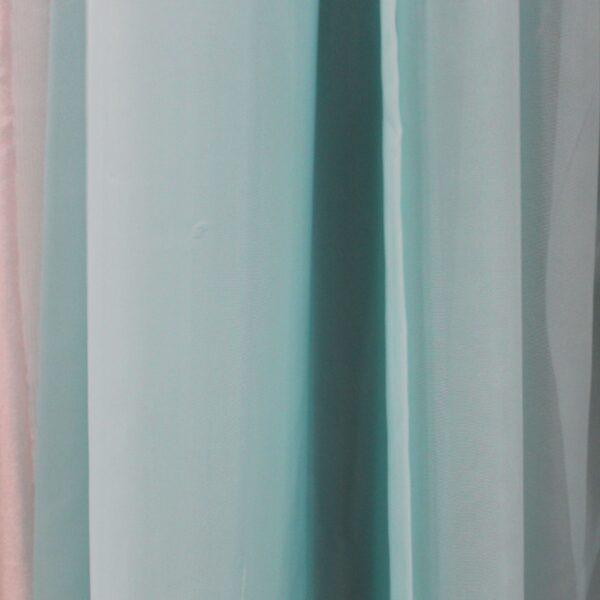 Tiffany Blue Sheer Drape