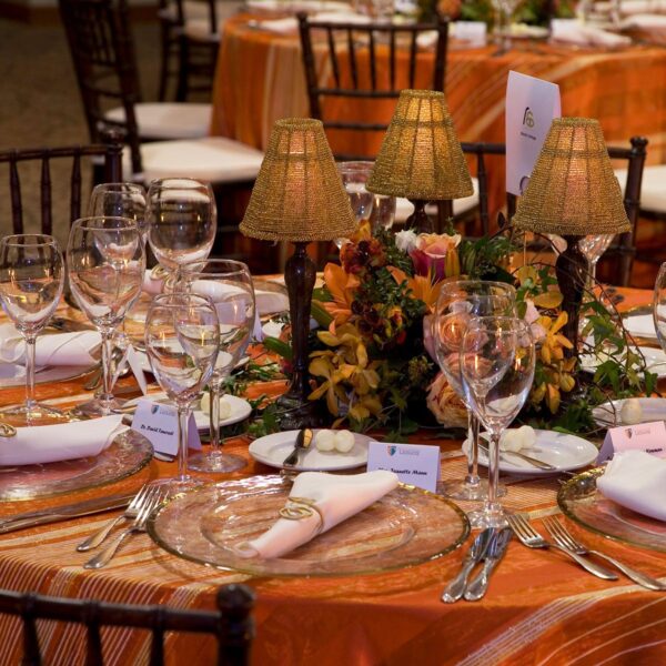 Gold Beaded Lampshade