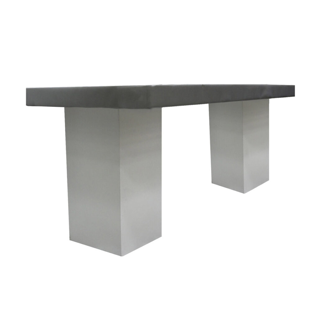 Tailored Communal Table, Custom Fabric Wrap