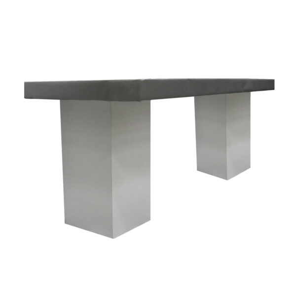 Tailored Communal Table, Custom Fabric Wrap