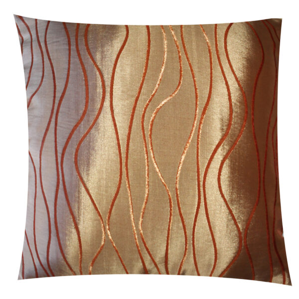 Tangerine Wavelength Pillow, Light