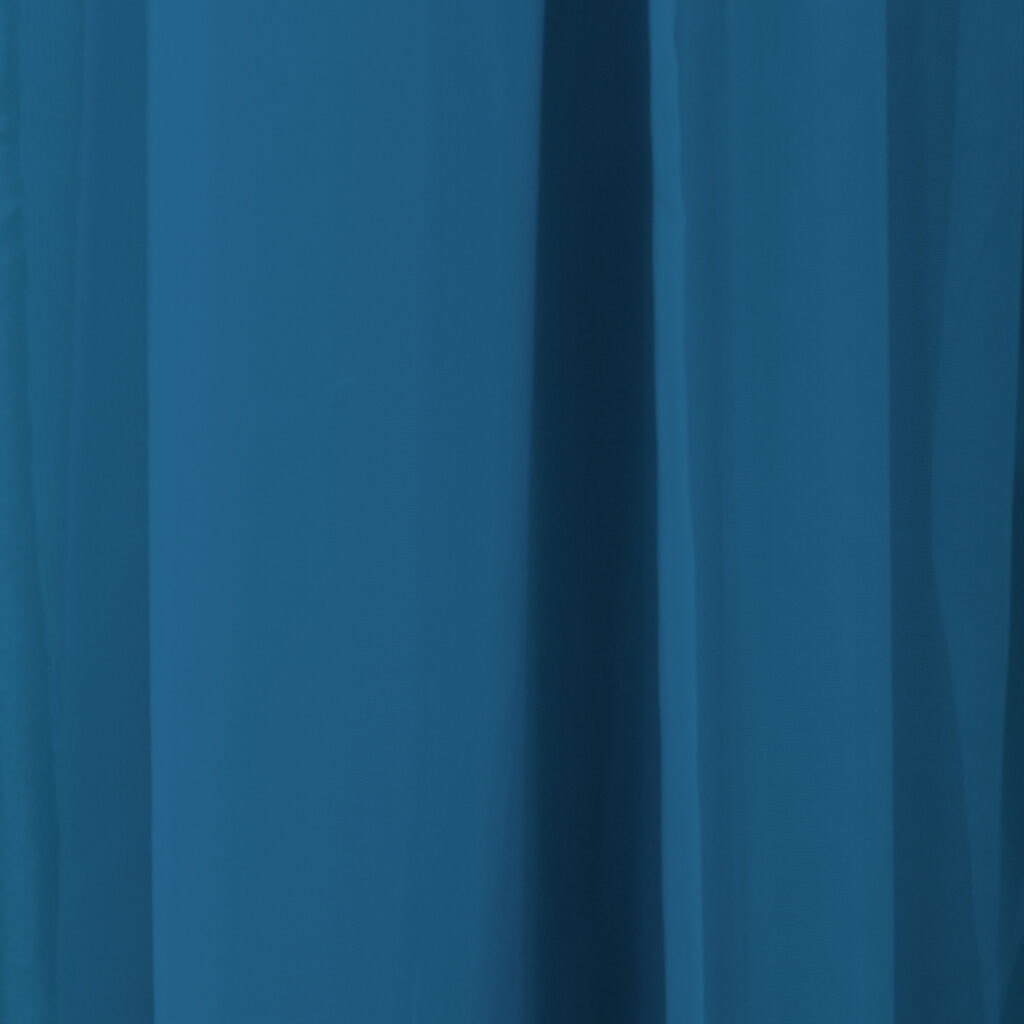 Teal Sheer Drape