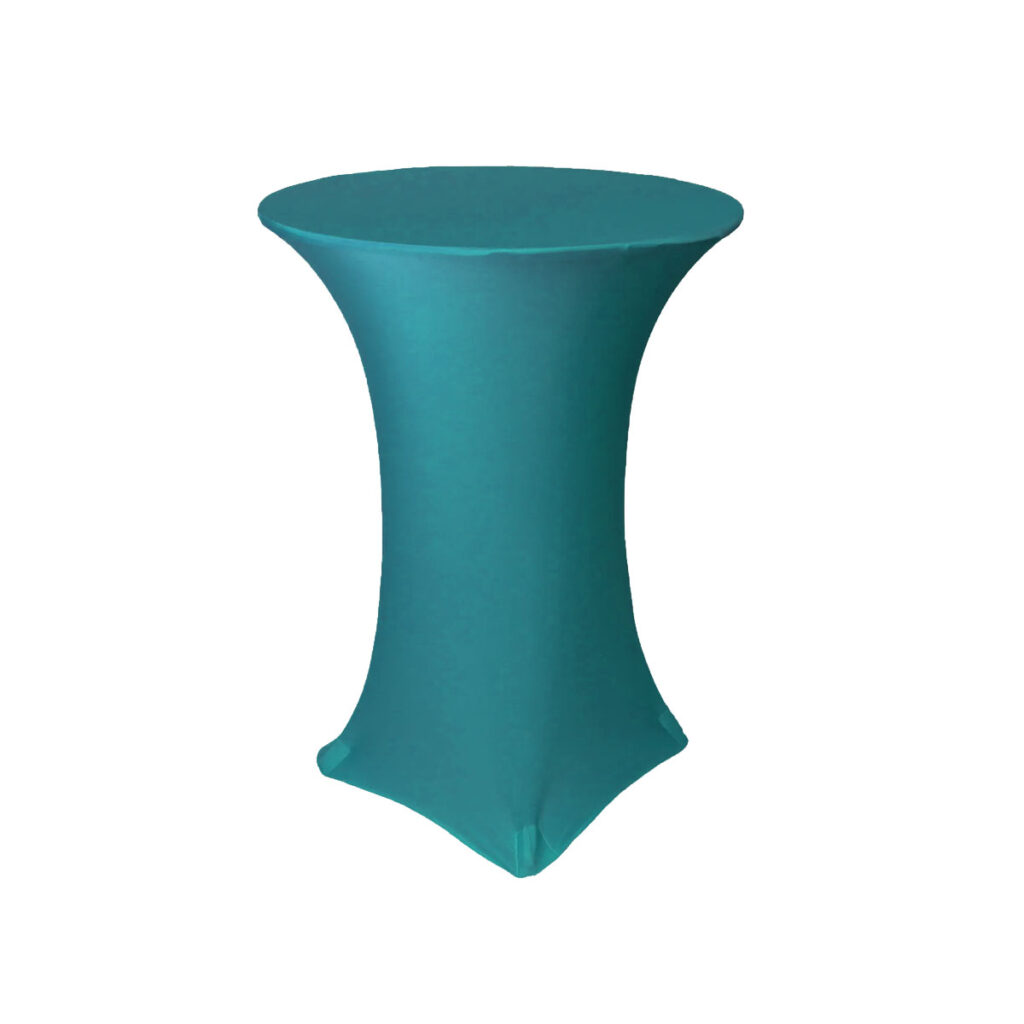 Teal Spandex Table Form