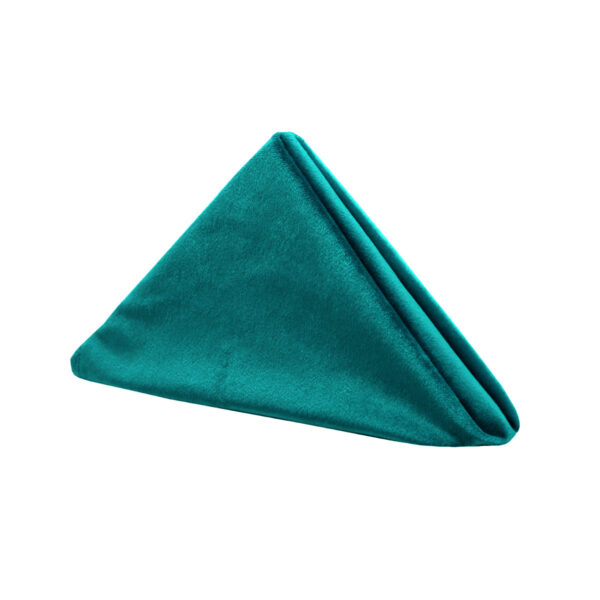 Teal Velvet Napkin