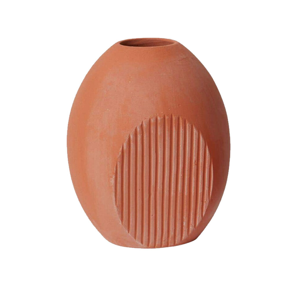 Terracotta Percy Budvase, Tall Oval