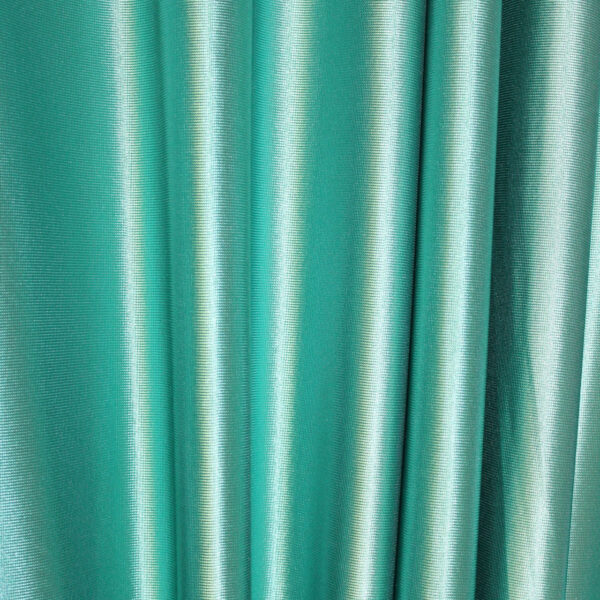 Turquoise Satin Drape