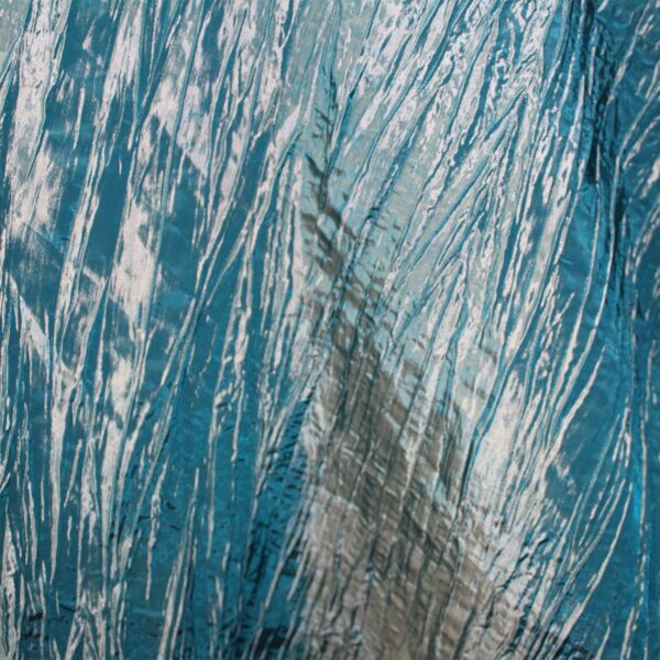 Turquoise Crinkle Taffeta Table Linen