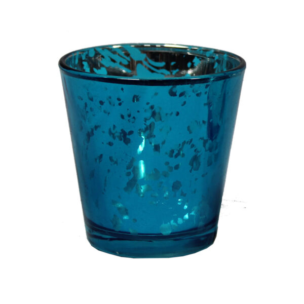 Turquoise Mercury Votive Holder