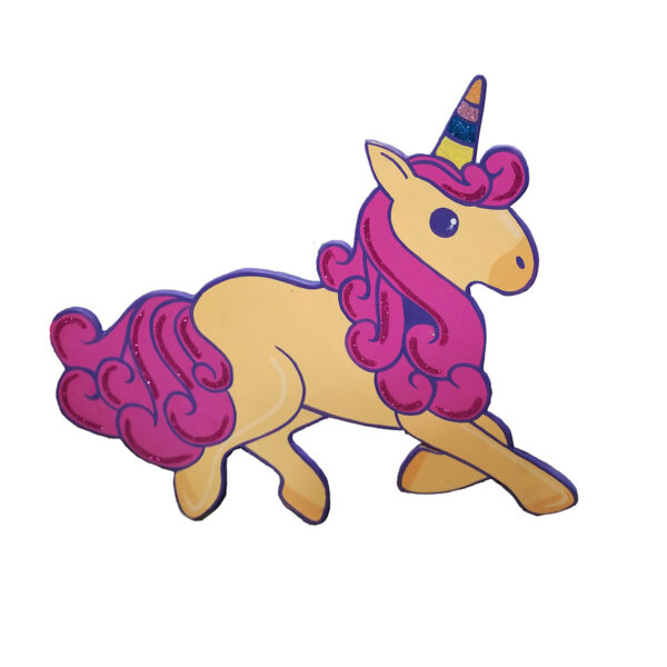 Unicorn Cutout, Orange