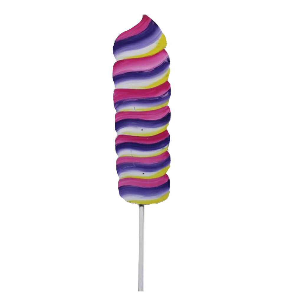 Pink Twist Lollipop Cutout