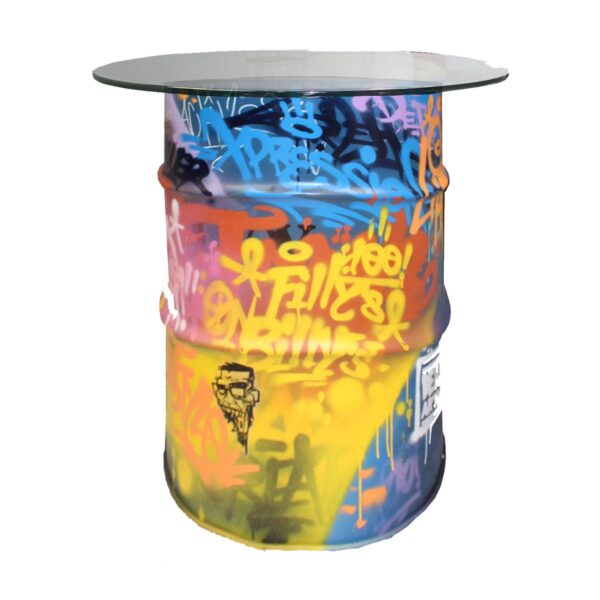 Graffiti Oil Drum