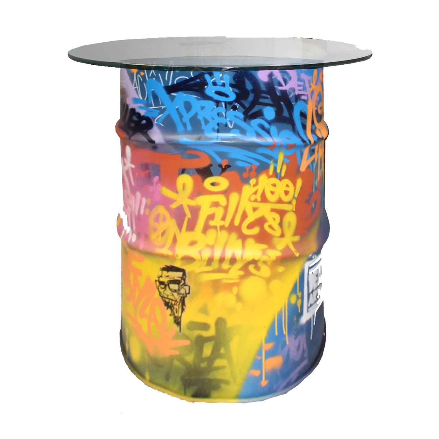 Graffiti Oil Drum
