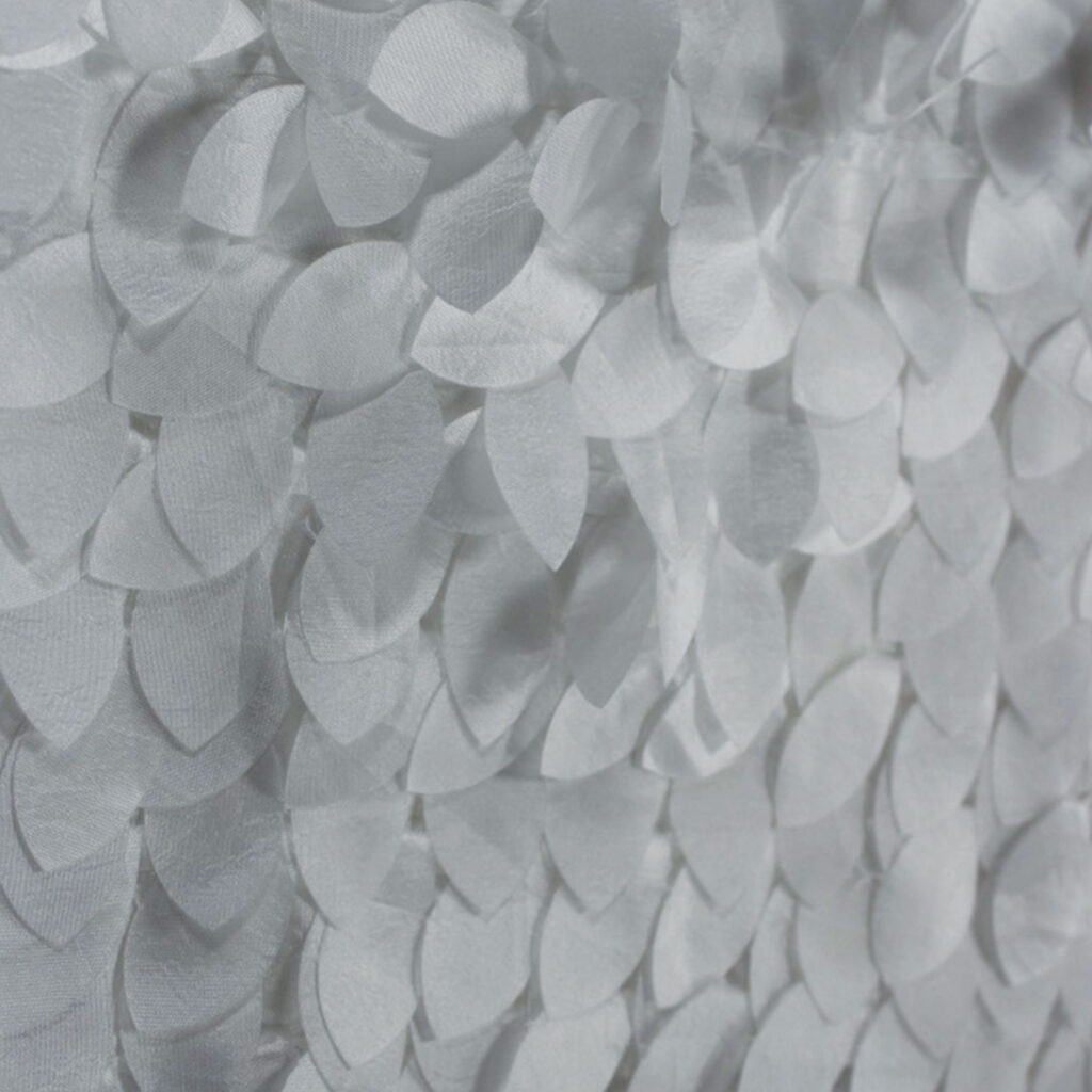 White Leaf Table Runner