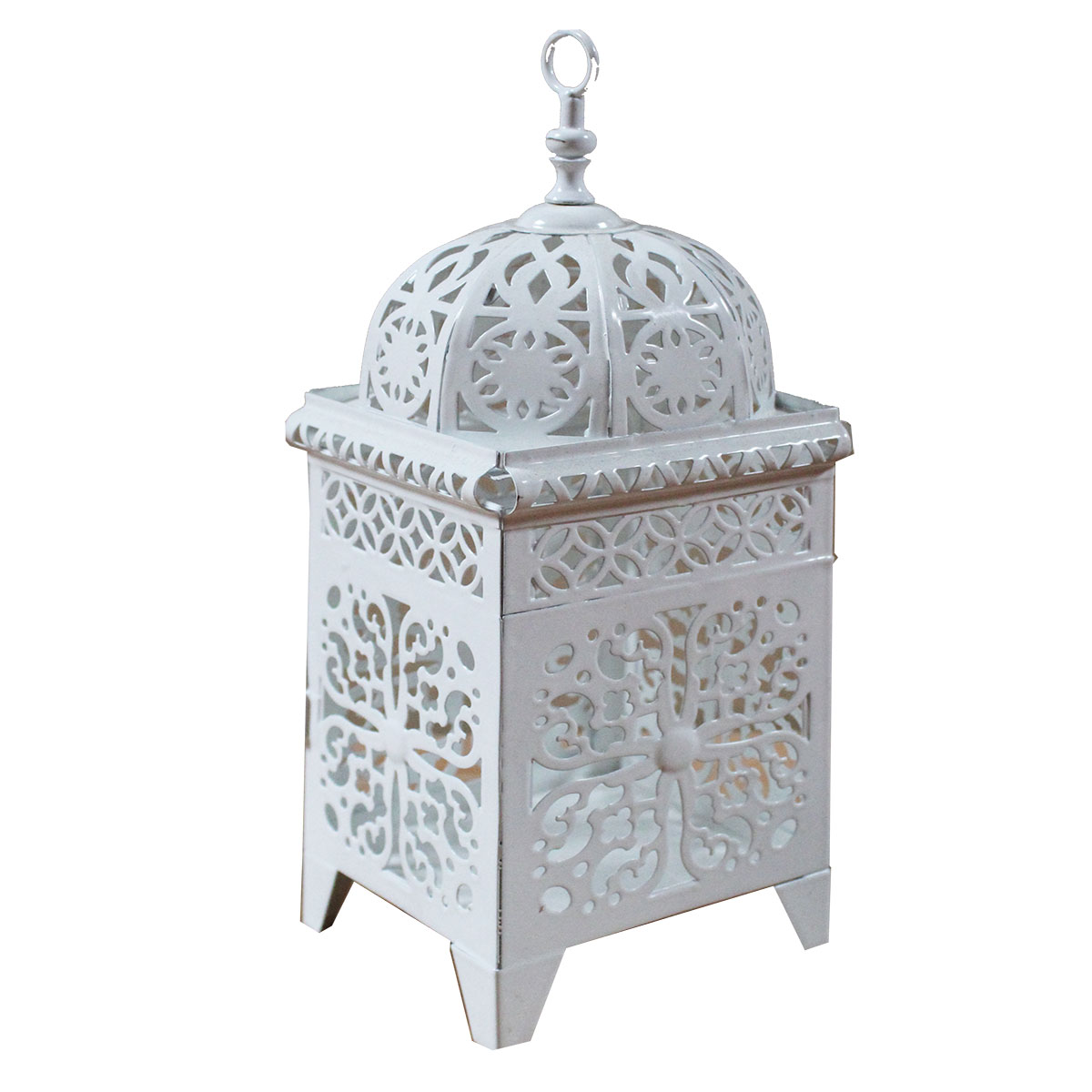 White Moroccan Lantern