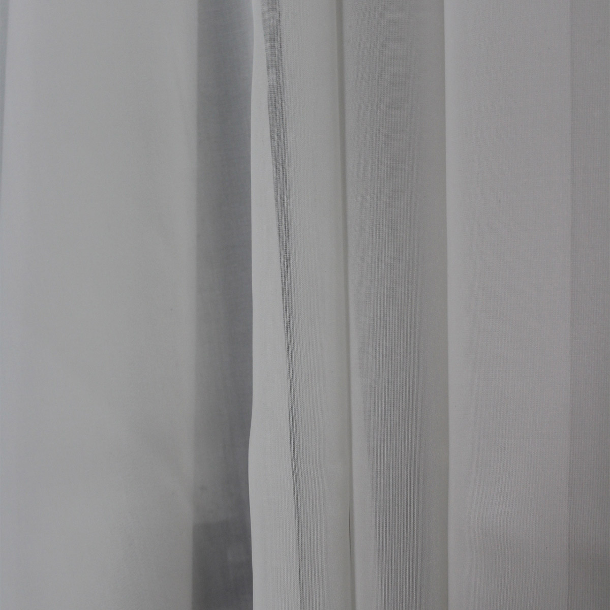 White Sheer Drape