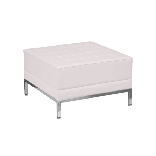 White Elude Corner Chair