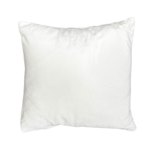 White Suede Pillow