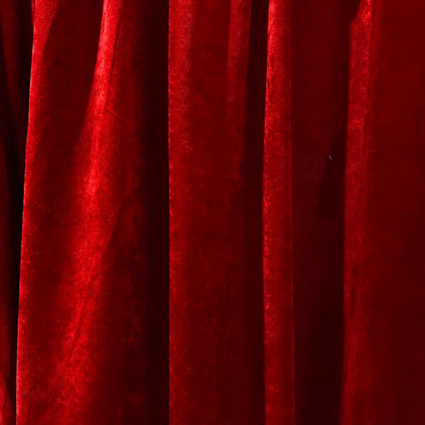 Wine Super Velvet Drape
