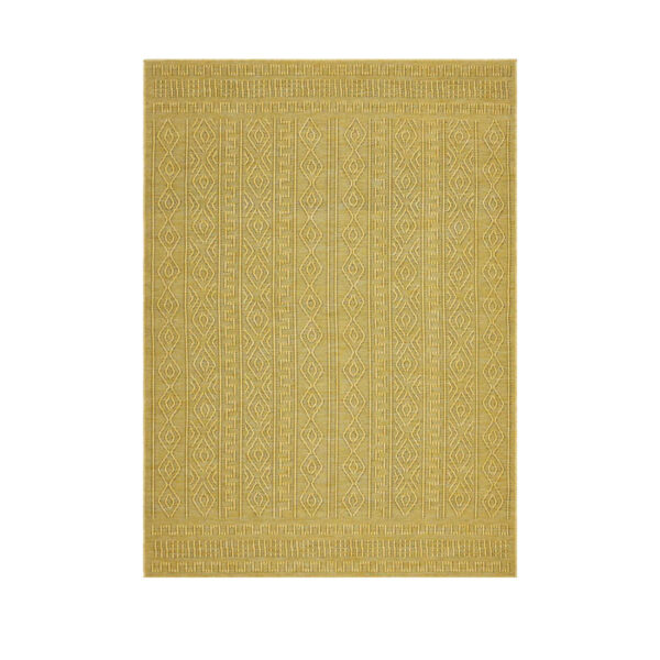 Yellow Motif Rug