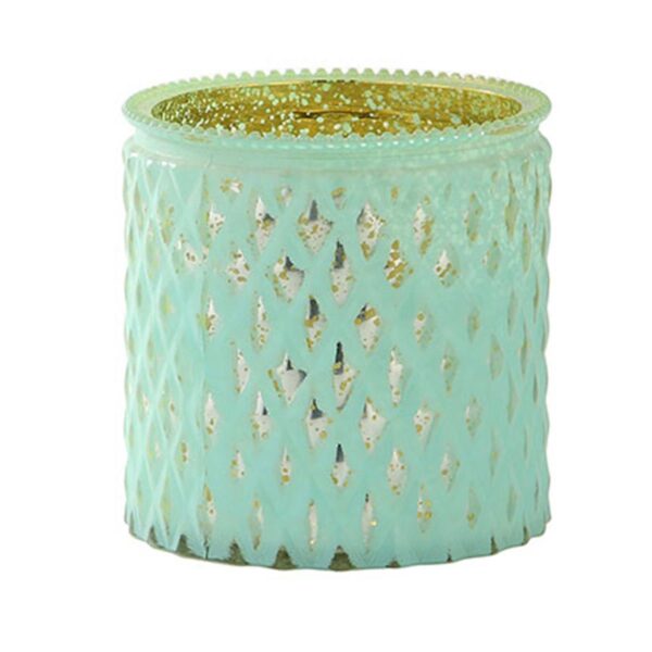 Aqua Lattice Vase