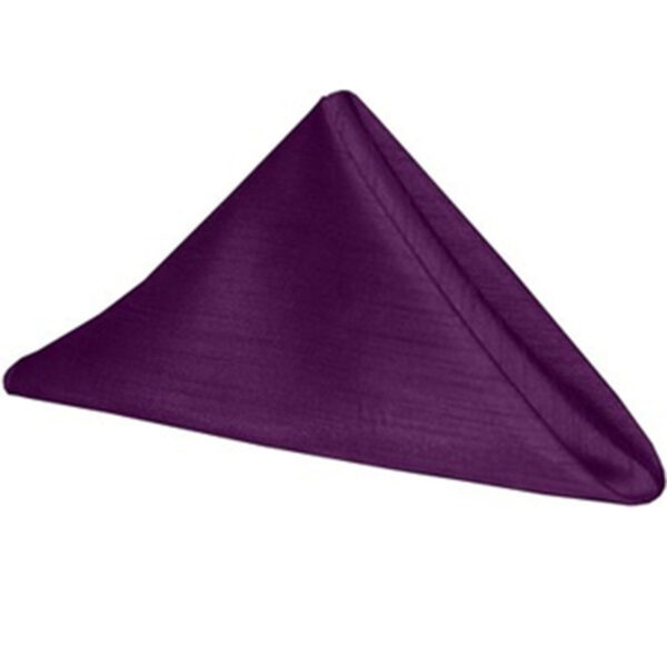 Aubergine Shantung Napkin