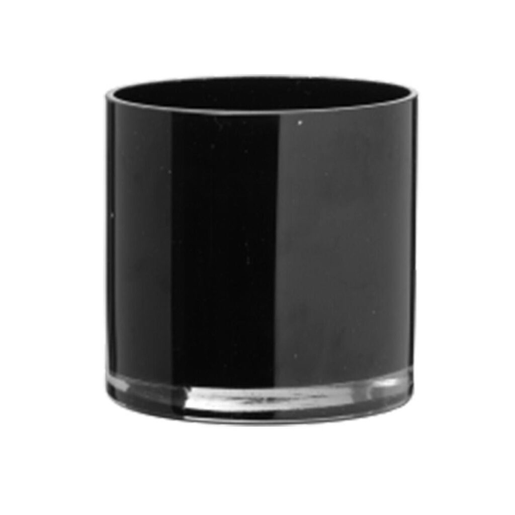 Black Glass Cylinder