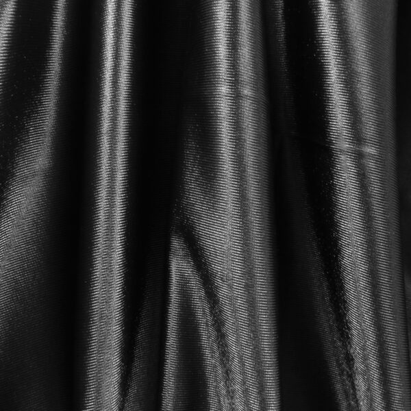 Black Satin Drape