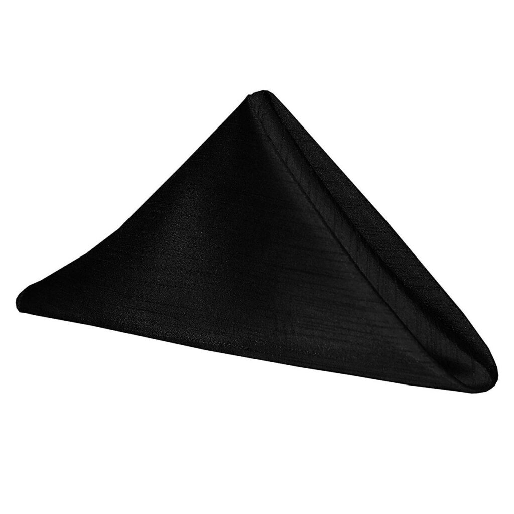 Black Shantung Napkin