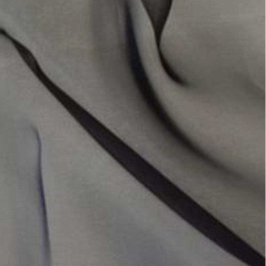 Black Sheer Drape