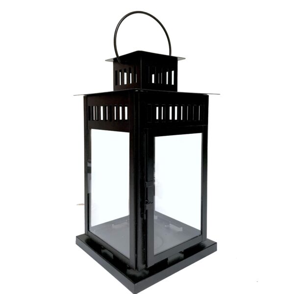 Hamptons Black Metal Lantern (Large)