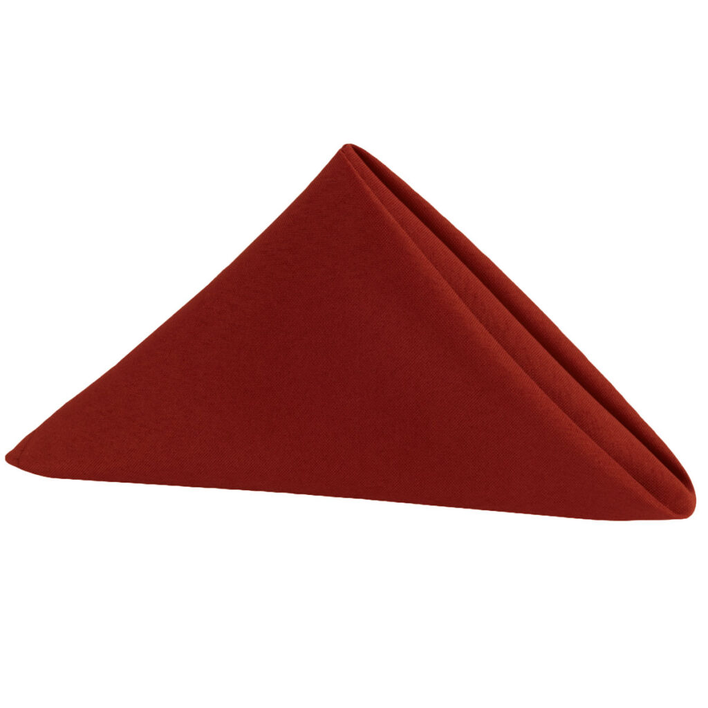 Brick Red Poly Napkin