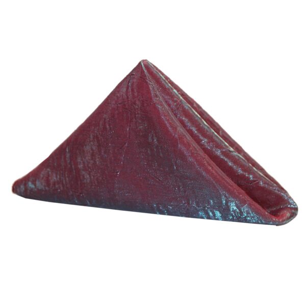 Burgundy Aqua Crush Napkin