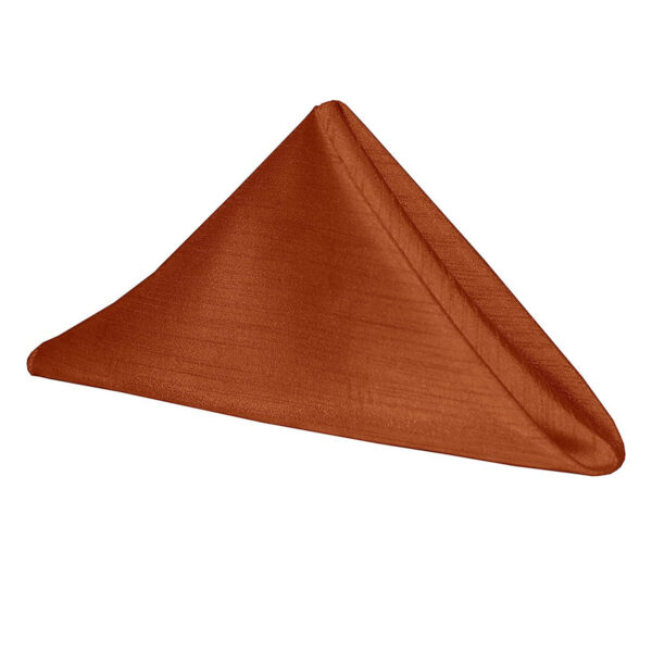Burnt Orange Shantung Napkin