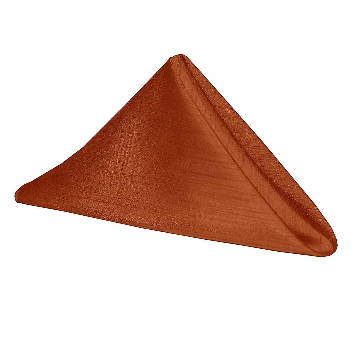 Burnt Orange Shantung Napkin