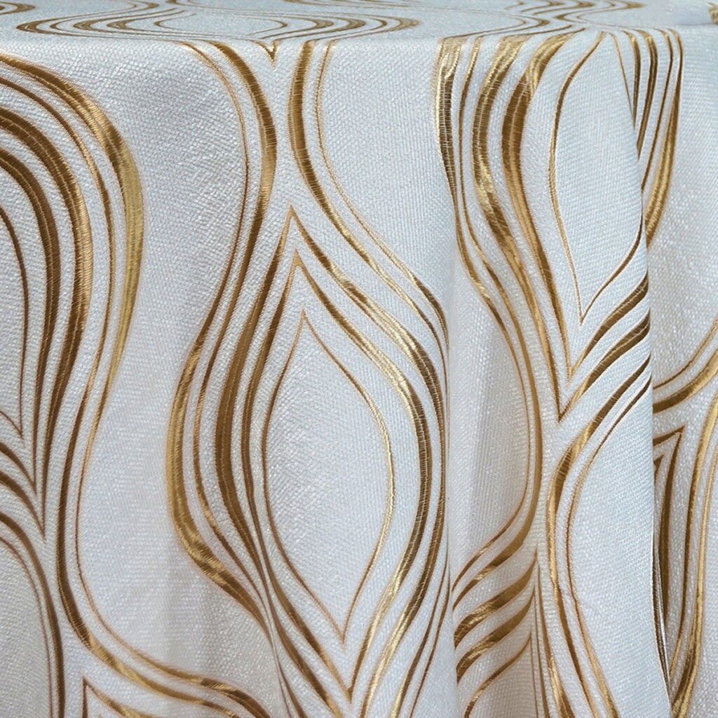 Gold Cadence Reversible Table Linen
