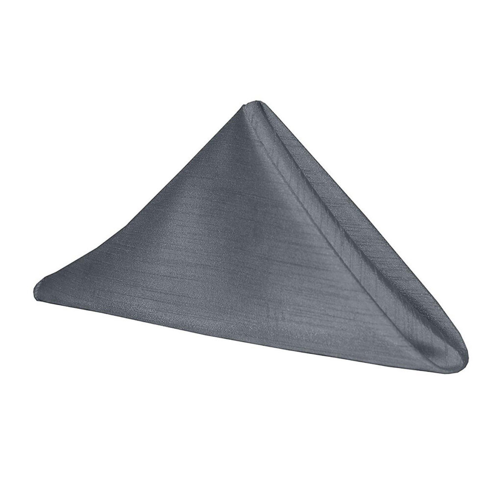 Charcoal Shantung Napkin
