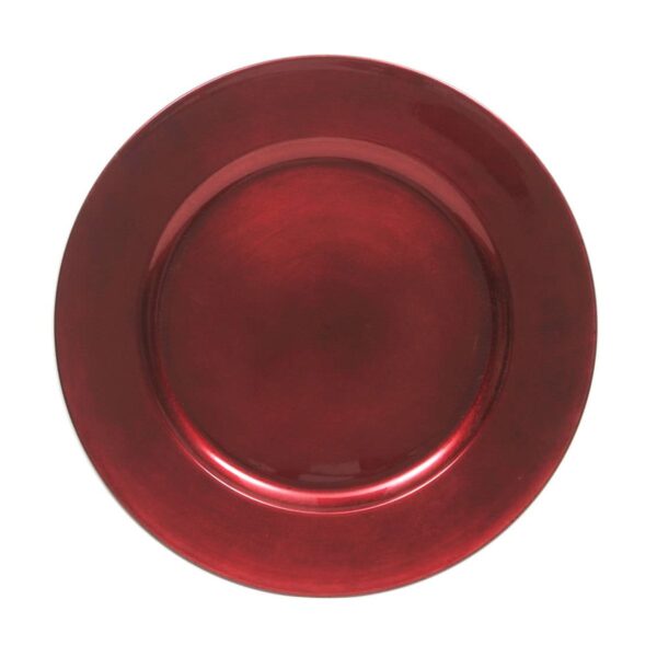 Red Lacquer Charger Plate