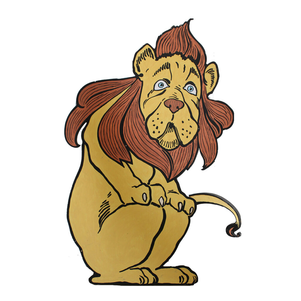 Cowardly Lion Cutout (Style A)