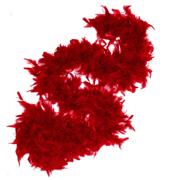 Red Feather Boa