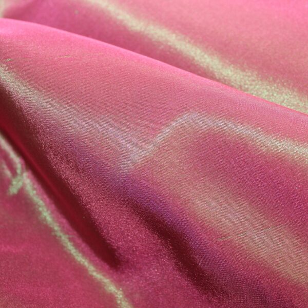 Fuchsia Emerald Taffeta Table Linen