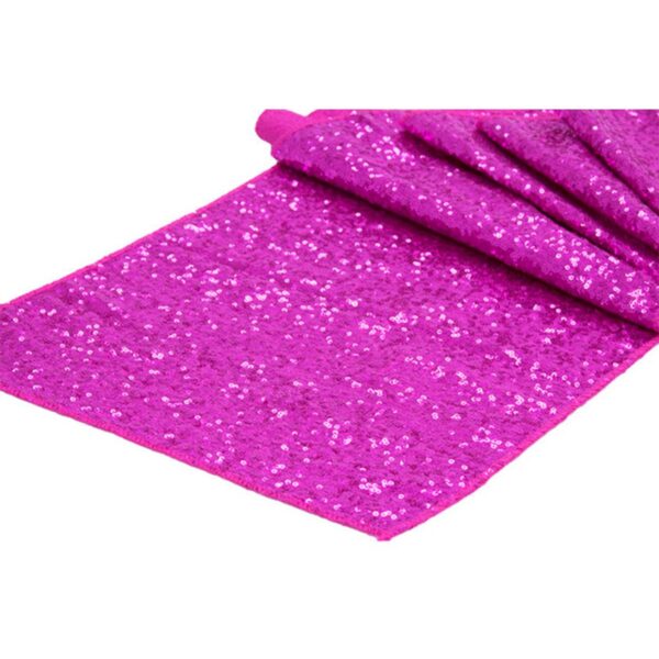Fuchsia Glitz Table Runner