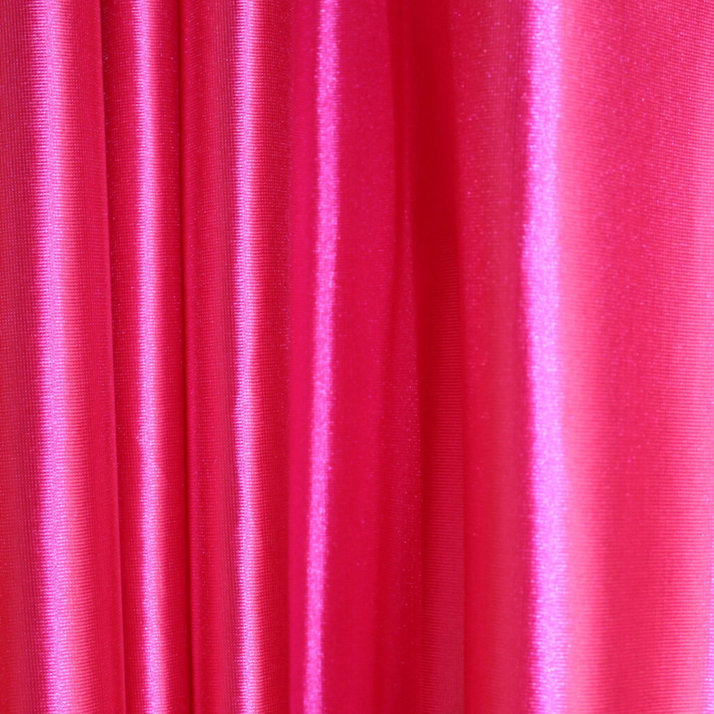 Hot Pink Satin Drape