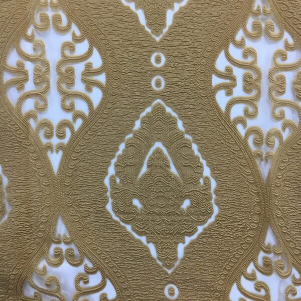 Gold Imperial Burnout Table Linen