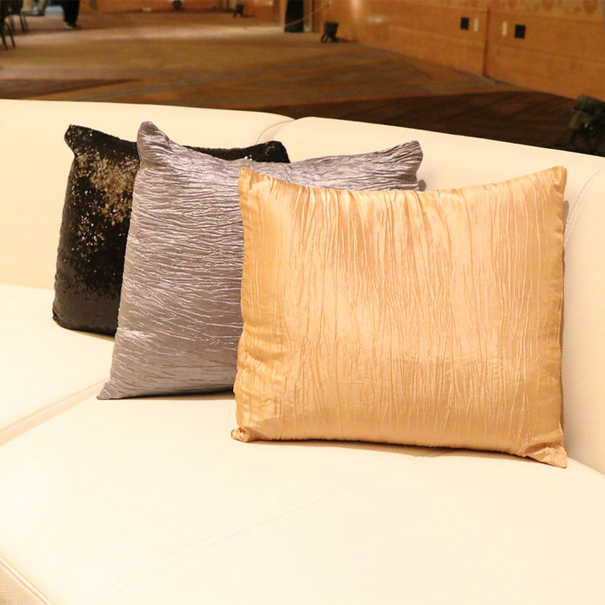 Gold Crinkle Pillow - Image 2