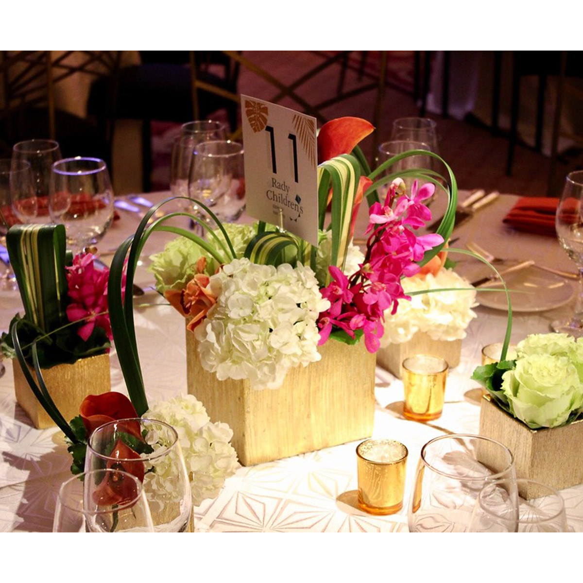 Gold Etched Cube - Image 2