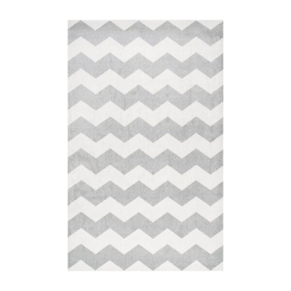 Gray Chevron Rug